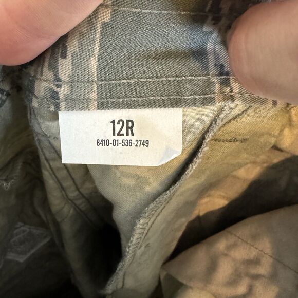 US‎ Air Force Pants Womens 12R Green Camouflage Cargo Military Official - Picture 9 of 10